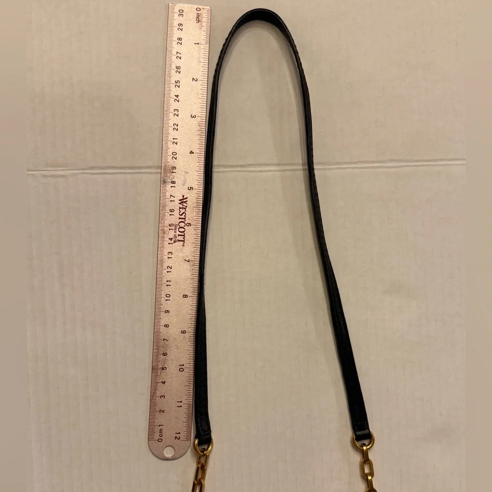 Marc by Marc Jacobs Classic Q Natasha Crossbody w/ Black Pebbled Leather Gold HW - Picture 11 of 16